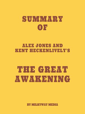 cover image of Summary of Alex Jones and Kent Heckenlively's the Great Awakening